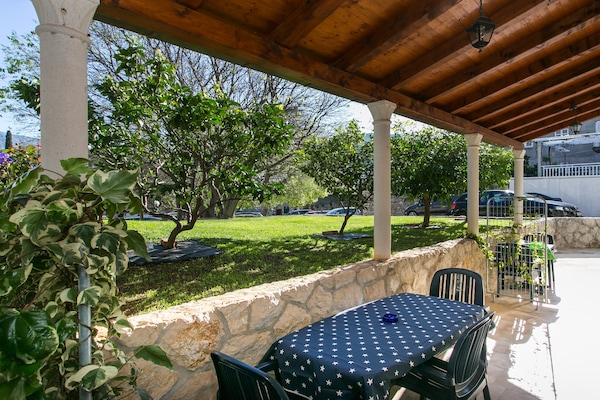 Studio met terras op Lapad, 700m van strand en dichtbij de oude stad - thumbnail 3