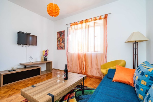 Ruim appartement met terras in Lapad, vlakbij strand en oude stad Dubrovnik - thumbnail 4