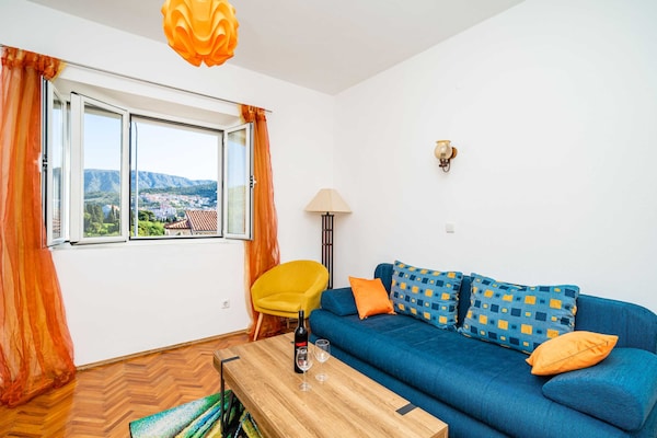 Ruim appartement met terras in Lapad, vlakbij strand en oude stad Dubrovnik - thumbnail 2