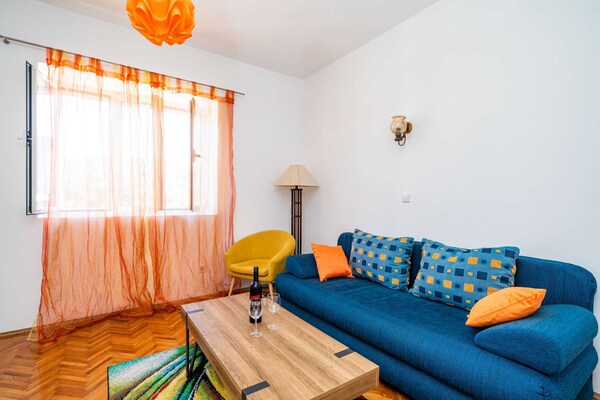 Ruim appartement met terras in Lapad, vlakbij strand en oude stad Dubrovnik - thumbnail 6
