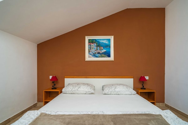 Op 700 m van het strand: Studio met zeezicht in Cavtat - thumbnail 6