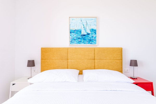 Studio met zeezicht en balkon in Cavtat, op 600m van het strand - thumbnail 4