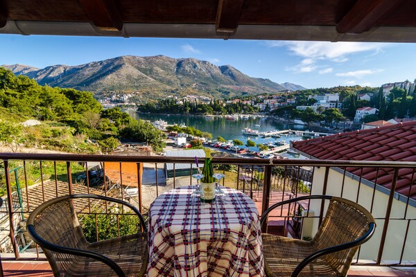 Standaard Tweepersoonskamer met Balkon en Zeezicht in Cavtat - thumbnail 2
