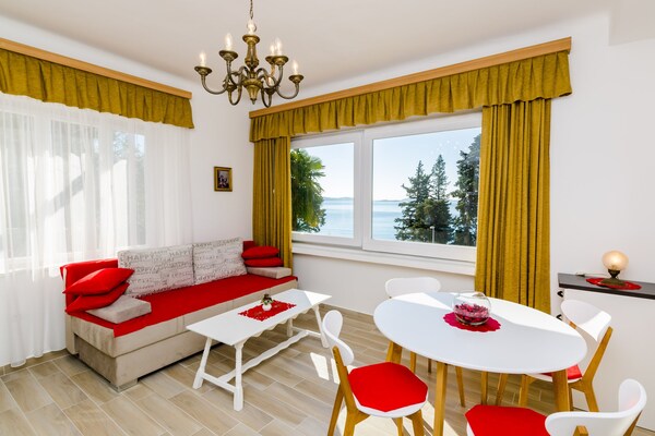 Appartement aan zee in Mlini met gedeeld zwembad en uitzicht op zee - thumbnail 5