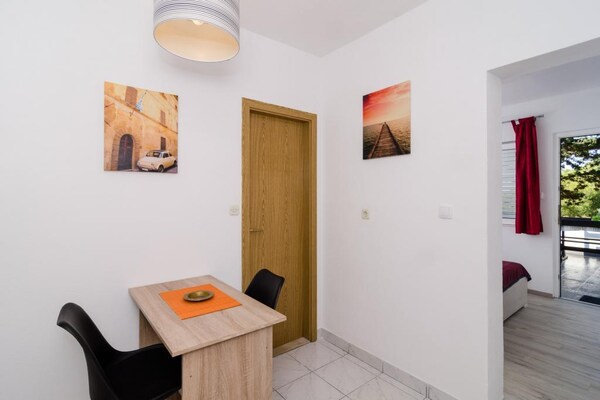 Apartments Ammos - One Bedroom Apartment With Shared Terrace And Sea View (Mali) - Mljet