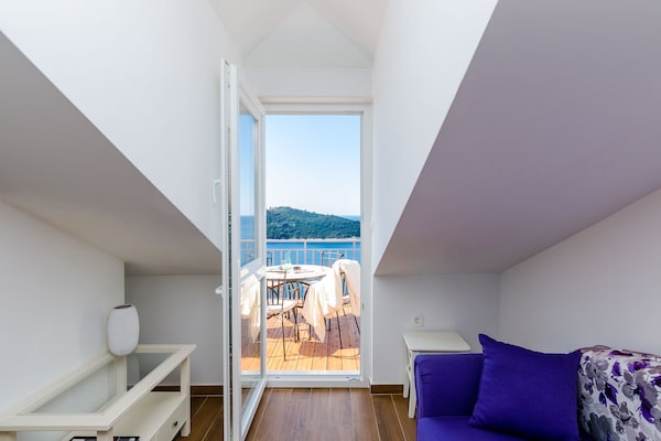 Appartement met zeezichtterras in Dubrovnik, vlakbij strand en oude stad - thumbnail 3