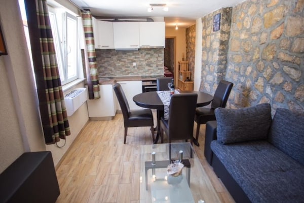 Aan het strand: Rustgevend appartement in Mokosica met zeezicht - thumbnail 2
