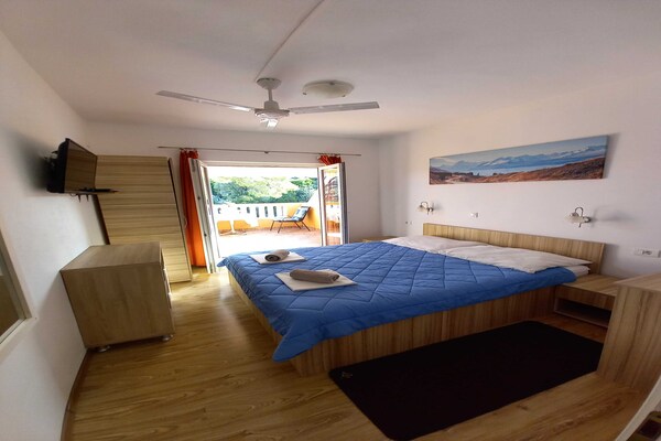 Romantisch appartement aan zee op Mljet met terras en zeezicht - thumbnail 5