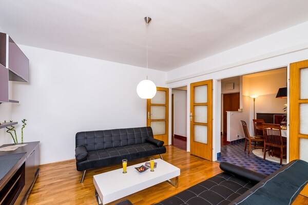 Ruim 2-slaapkamerappartement met terras en tuinzicht in Lapad, Dubrovnik - thumbnail 5