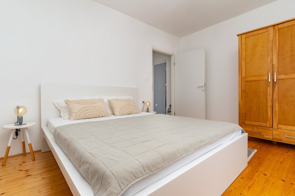 Op 800 m van het strand: Ruim appartement in Molunat met zeezicht - thumbnail 6