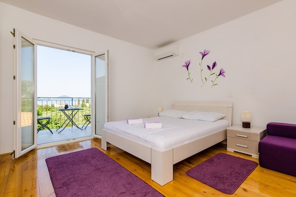 Op 500 m van het strand: appartement met zeezicht in Slano - thumbnail 2