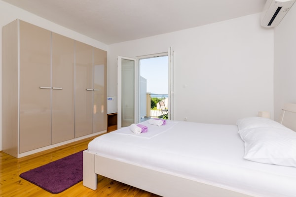 Op 500 m van het strand: appartement met zeezicht in Slano - thumbnail 3