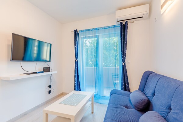 Knus appartement voor 6 personen met balkon, op 300 meter van het strand - thumbnail 2
