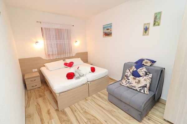 Comfortabel appartement aan zee met terras en uitzicht bij Orebić - thumbnail 4