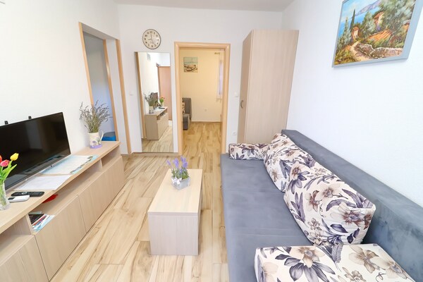 Knus appartement met zeezicht en terras, 200m van strand in Orebic - thumbnail 6