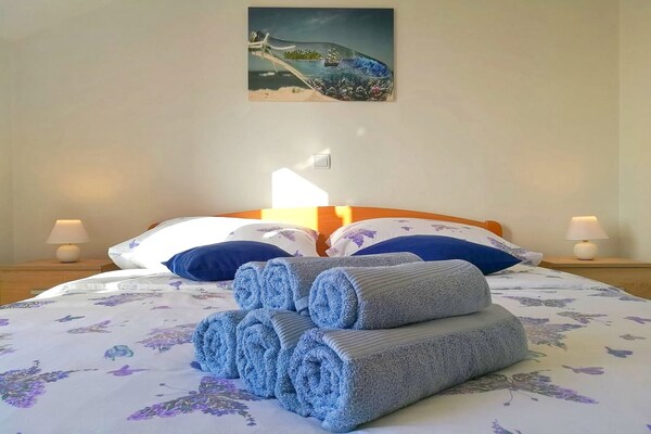 Appartement Kola: 2 slaapkamers, zeezicht, 600m van het strand in Banici - thumbnail 2