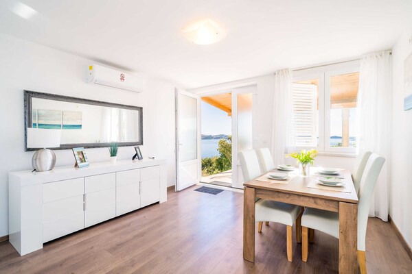 Appartement met zeezicht en gedeeld zwembad op 200m van strand in Mlini - thumbnail 5