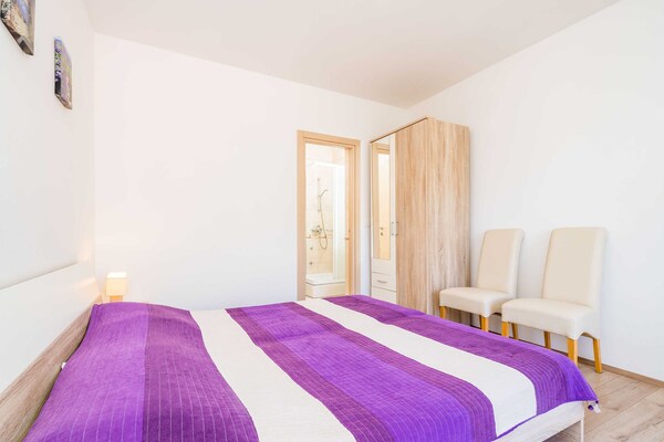 Rustiek appartement met balkon en zeezicht op 200m van het strand in Mlini - thumbnail 6