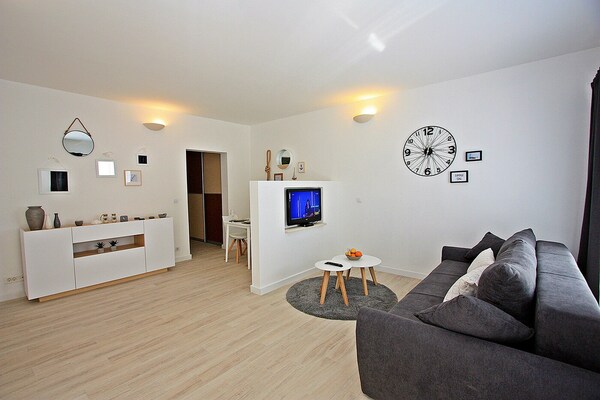 Aan het strand: Ruim appartement met zeezicht in Sutivan · 4 pers. - thumbnail 2