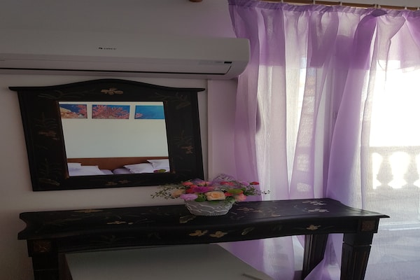 Triple kamer met balkon op 200 meter van zandstrand op autovrij Lopud - thumbnail 2