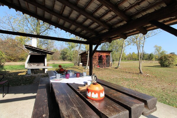 Rustiek vakantiehuis voor 4 aan de Piave met tuin en veranda in Borgo Valbelluna - thumbnail 6