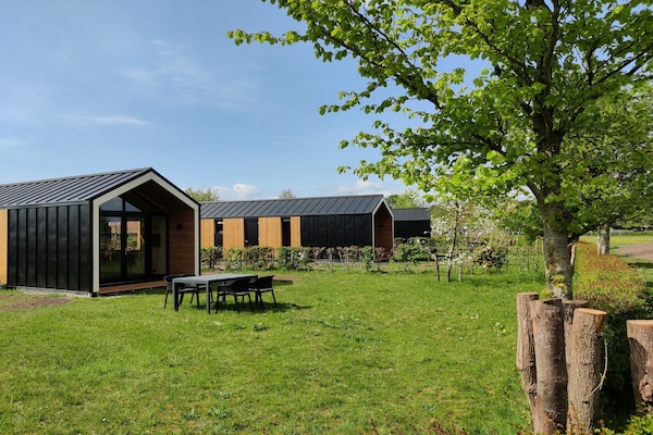 Knus chalet in Flevoland met tuin, tennisbaan en wandelingen in Kuinderbos - thumbnail 5