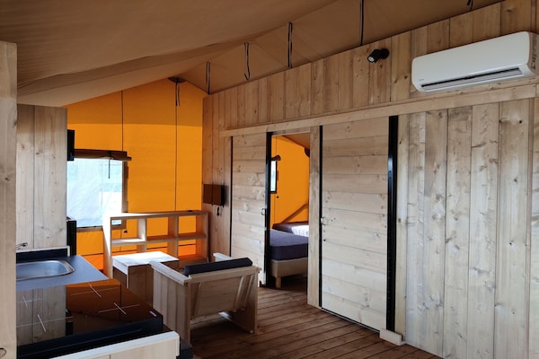 Luxe groepsglamping in 3 tenten aan het Kuinderbos voor 15 personen - thumbnail 2