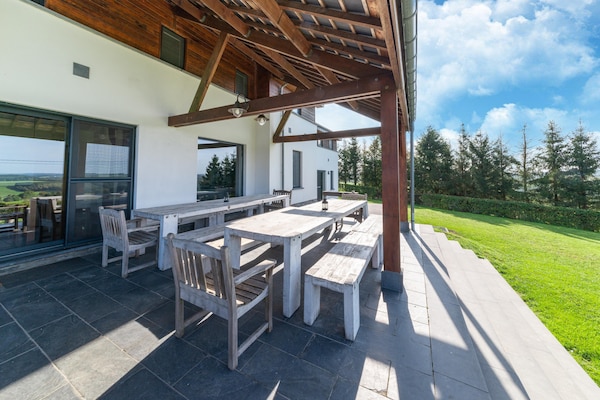 Vakantiehuis voor 32 personen met panoramisch uitzicht in Houffalize - thumbnail 6