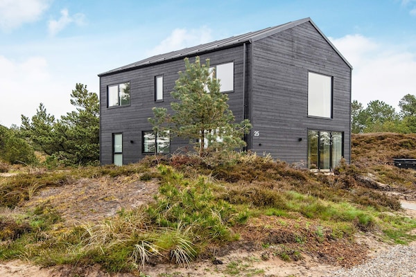 Architectonisch vakantiehuis met wellness op 800m van zee, Rømø - thumbnail 1