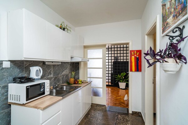 Ruim appartement met zeezicht en terras op 100 meter van het strand in Cavtat - thumbnail 3
