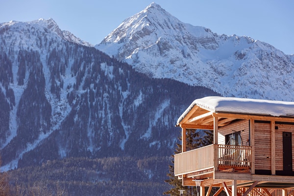 Moderne boomhut in autovrij resort in Kötschach-Mauthen - thumbnail 6