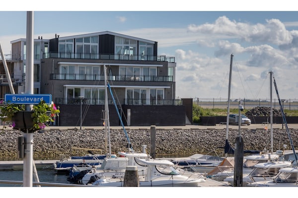 Appartement Vista Maris 22: panoramisch uitzicht over jachthaven en Schelde - thumbnail 3