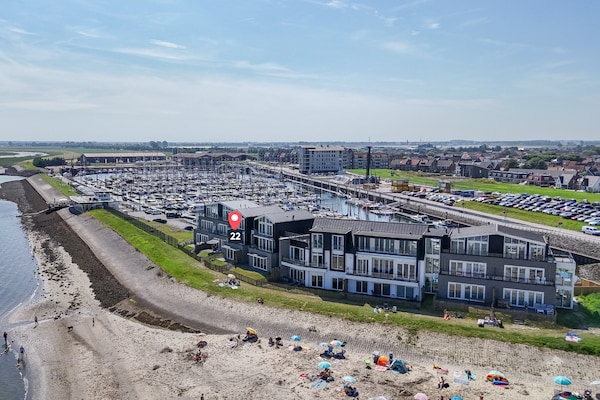 Appartement Vista Maris 22: panoramisch uitzicht over jachthaven en Schelde - thumbnail 5