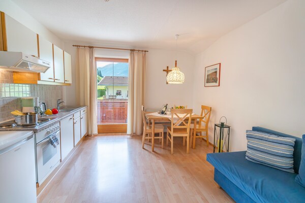 Appartement 15 in Neustift: knus balkon, 900m van skilift, voor 6 personen - thumbnail 4