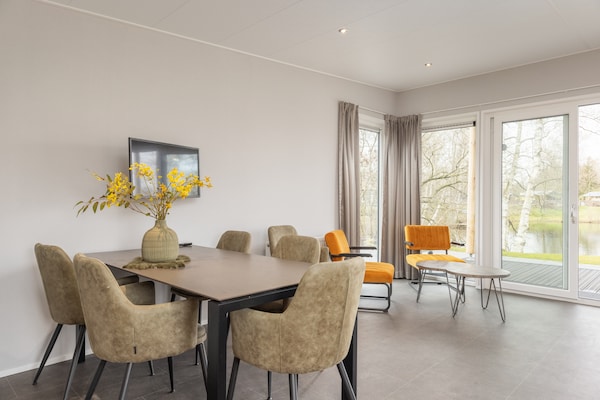 Luxe vakantielodge met airco op Recreatiepark Tolplas, huisdieren welkom - thumbnail 3