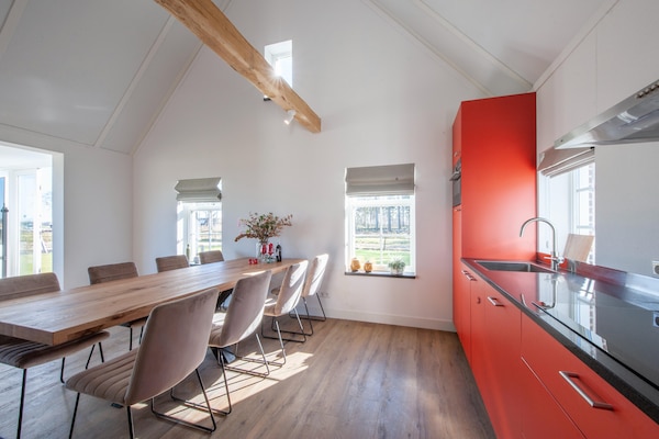 Luxe villa met rieten dak op vakantiepark in Someren voor 8 personen - thumbnail 4