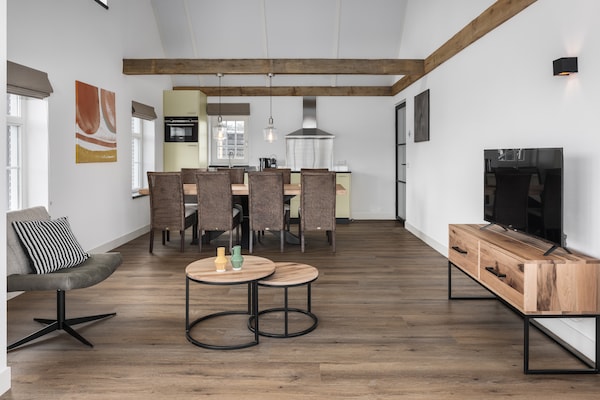 Luxe rietgedekte villa met sauna en stoomdouche op vakantiepark bij Someren - thumbnail 3
