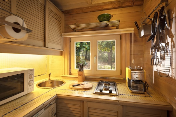 Gezellige bungalow voor twee in het groen van Lille - thumbnail 3