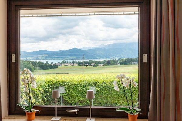 Vrijstaand vakantiehuis voor 3 personen met tuin en zicht op de bergen bij Attersee - thumbnail 6
