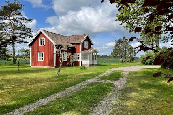 Charmant rood vakantiehuis in landelijke idylle bij Grästorp, Zweden - thumbnail 5