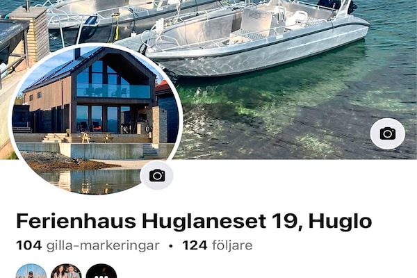 Exclusief vissershuis aan de fjord op Huglo met eigen kustlijn - thumbnail 1