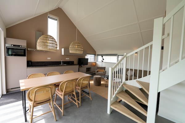Moderne vrijstaande villa op Vakantiepark Zeebad, 900m van strand - thumbnail 6