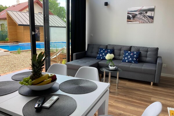 Comfortabel vakantiehuis met zwembad en sauna in Swinoujscie - thumbnail 4
