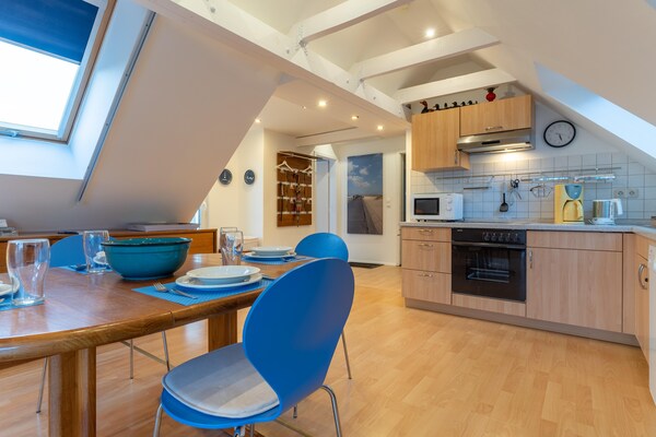Licht appartement voor 2 aan de golfbaan bij St. Peter-Ording - thumbnail 4