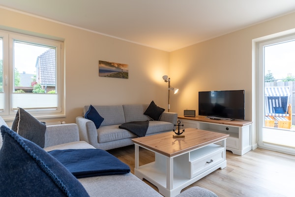 Stijlvol appartement aan de golfbaan, vlakbij het strand van St. Peter-Ording - thumbnail 5