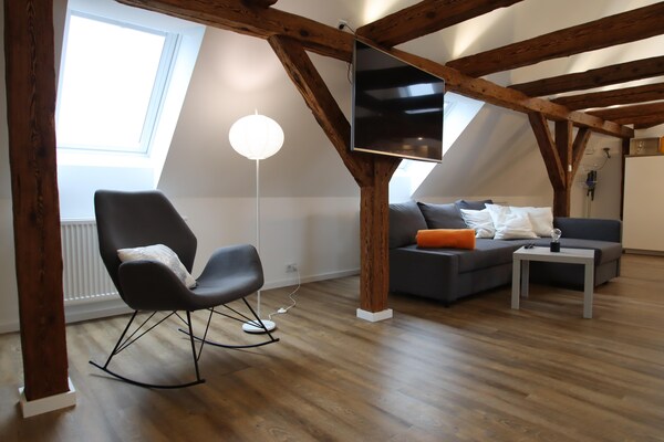 Luxe appartement op boerenerf nabij Plauer See – 100 m², open haard & WLAN - thumbnail 5