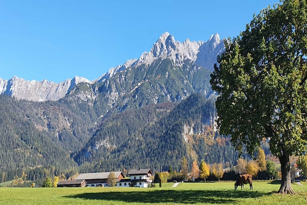 Ruim 6-persoons appartement op biologische boerderij in Saalfelden - thumbnail 5