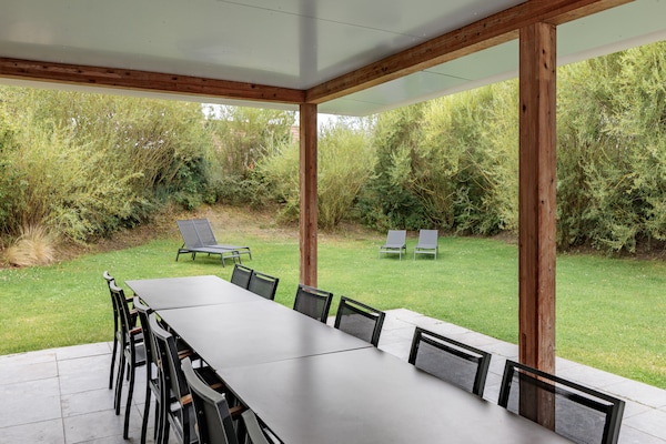 Luxe vrijstaande villa voor 16 personen op 400m van het strand in Cadzand-Bad - thumbnail 5