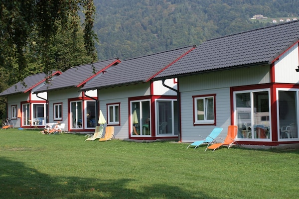 Knus houten vakantiehuis bij de Ossiacher See met tuin - thumbnail 4