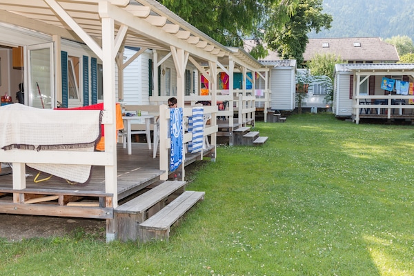 Op 1,0 km van het meer: Comfortabele stacaravan in Bodensdorf - thumbnail 6